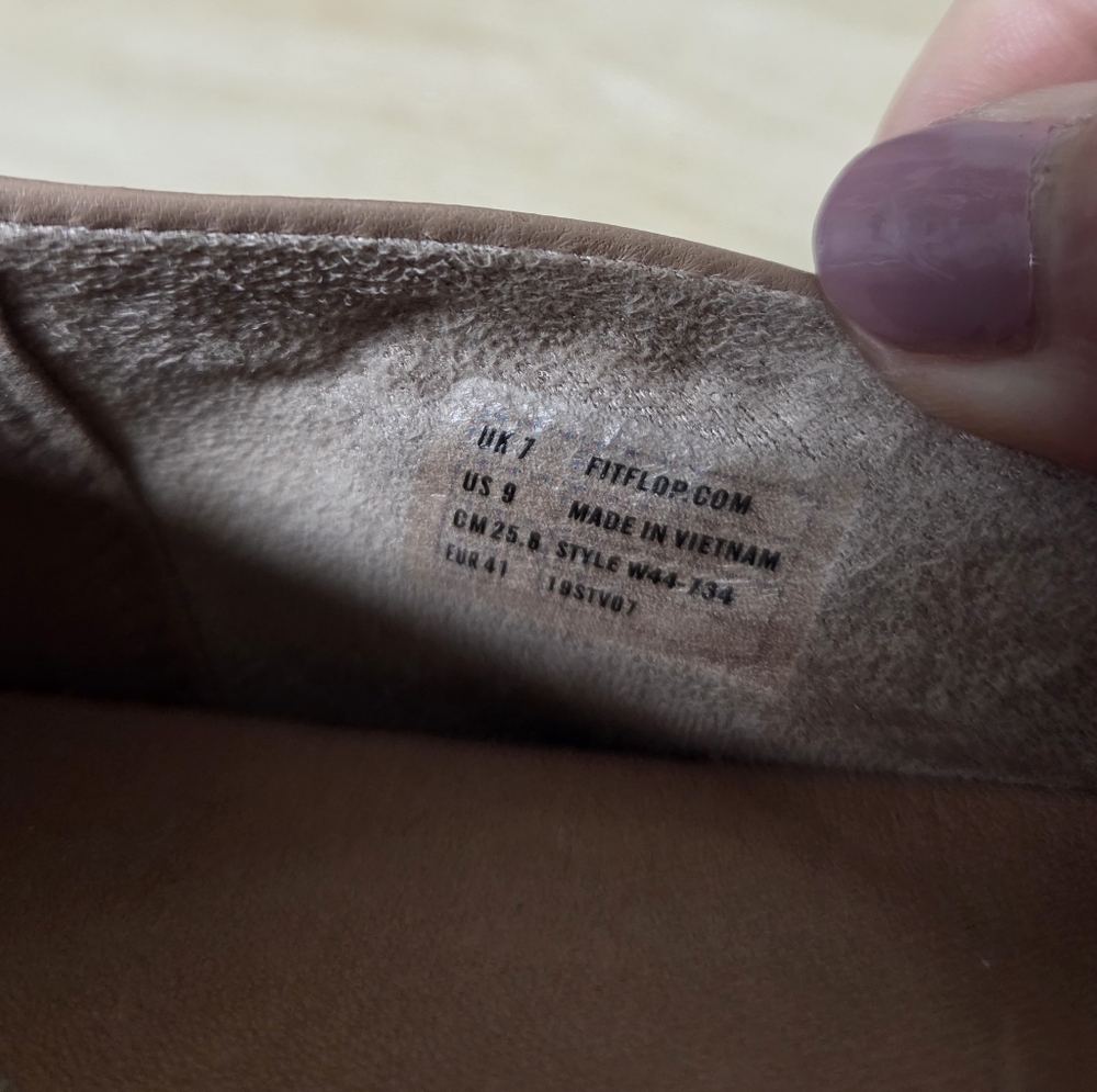 Fitflop Leather Flats Size 9 - Picture 6 of 6